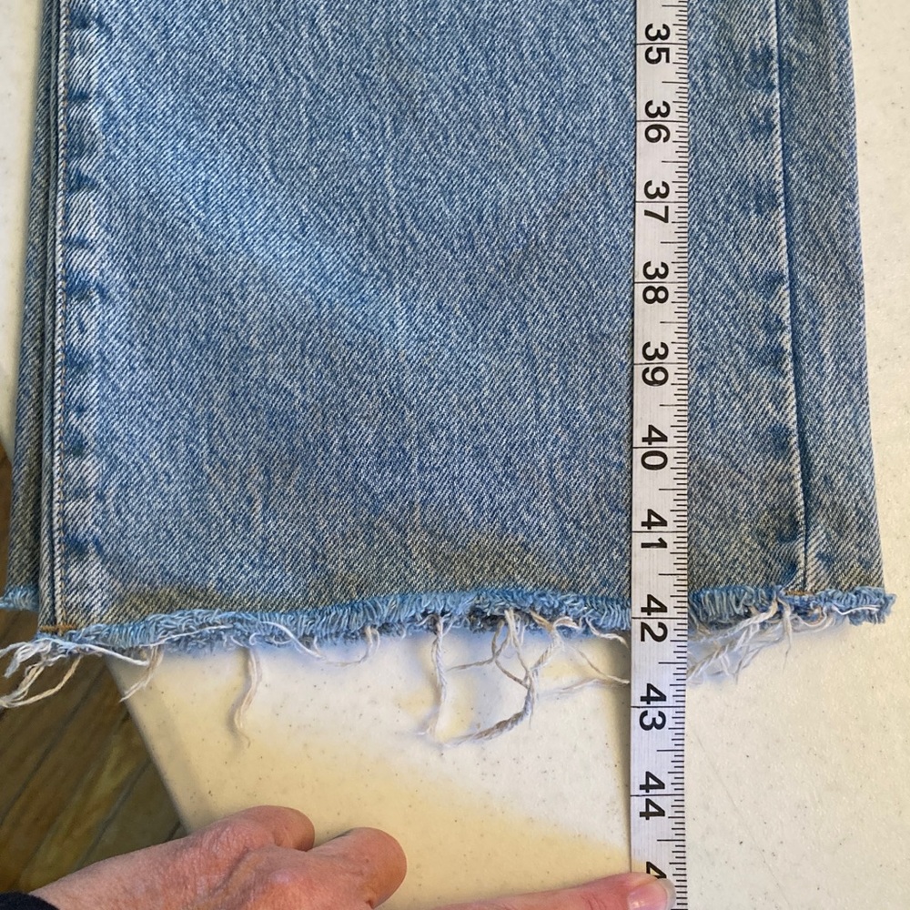 Garage Denim Blue Wide Leg Jeans - Picture 5 of 6